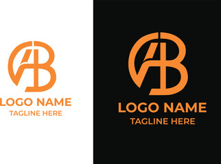 Obraz premium Ab letter logo design