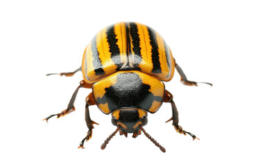 Colorado Potato Beetle isolated on white background, png