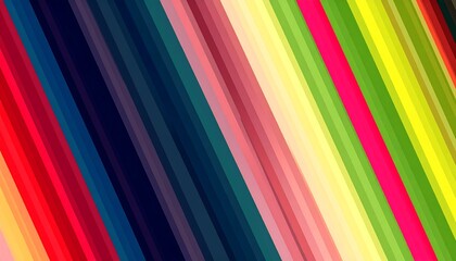 Obraz premium Diagonal striped colorful background
