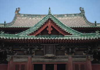 Longxing Temple in Zhengding Ancient City, Zhengding County, Hebei Province, China