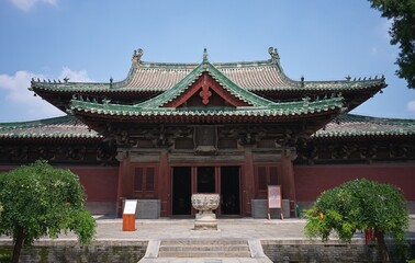 Longxing Temple in Zhengding Ancient City, Zhengding County, Hebei Province, China