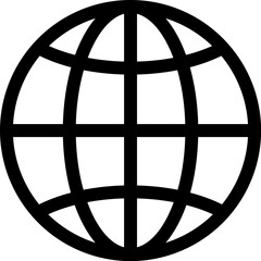 シンプルなインターネットのアイコン