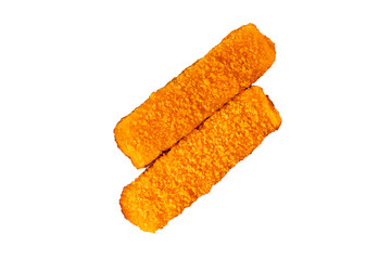 Fish stick seafood fish mince second course tasty snack fresh delicious gourmet food background on the table rustic food top view copy space pescetarian diet