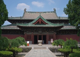 Obraz premium Longxing Temple in Zhengding Ancient City, Zhengding County, Hebei Province, China