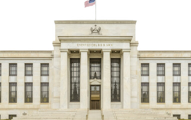 Central bank reserves isolated on white background, png