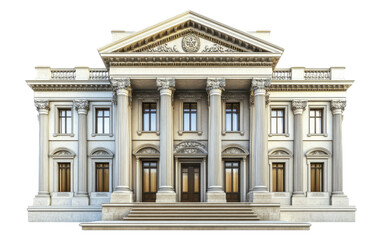 Central bank reserves isolated on white background, png