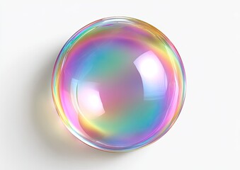 A vibrant, iridescent sphere (1)