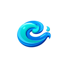 Obraz premium a 3d fluid simulation capturing swirling blue and 