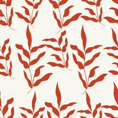 Seamless flowers pattern. Hand draw abstract pattern
