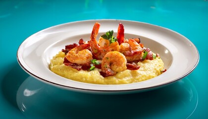 delicious shrimp and grits recipe with bacon and peppers southern comfort food seafood gourmet dish