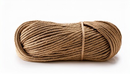Obraz premium coil of rope isolated background