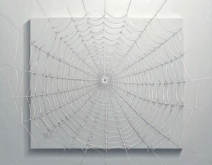 Obraz premium Abstract spiderweb art on canvas