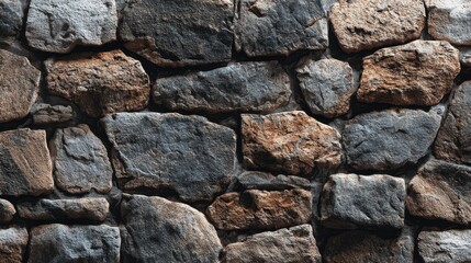 Obraz premium Detailed Stone Wall Texture for Background and Design Projects