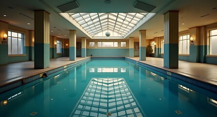 Indoor Swimming Pool With Skylight