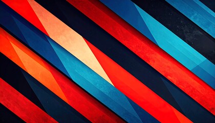 Abstract diagonal stripes in vibrant colors (2)