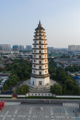 Kaiyuan Temple Pagoda or Dingzhou Pagoda in Dingzhou, Hebei, China