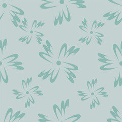seamless abstract floral nature pattern Design