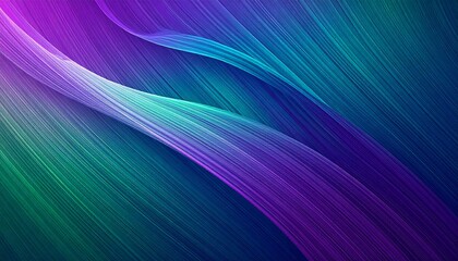 Dynamic abstract background with vibrant waves of purple, blue, and green lines creating a modern and fluid visual effect