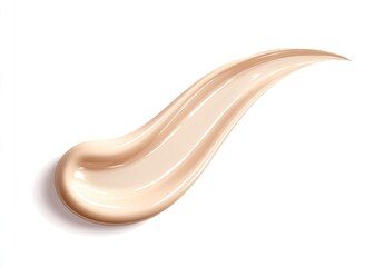 Light beige cream texture smear