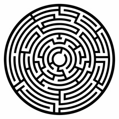 maze pattern vector