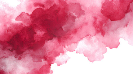 Fototapeta premium Abstract Red Pink Watercolor Wash Background