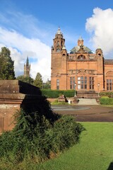 Kelvingrove Museum and Art Gallery, looking towards the University of Glasgow.