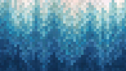 Fototapeta premium Blue pixel pattern digital background