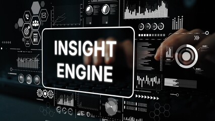 Insights and Data Visualization in Digital Analytics with Focus on Insight Engine Technology and User Interaction. Asymptotic smart data analytic.