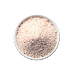 Whole wheat flour in a white bowl healthy food ingredient baking