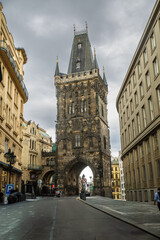 Naklejka premium Vacaciones en Praga, República Checa