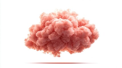A 4K photo of lOL speech explosion bubble exclamation cloud isolated on a white background.