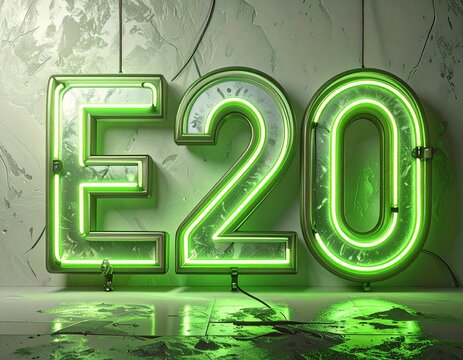 E20 fuel logo