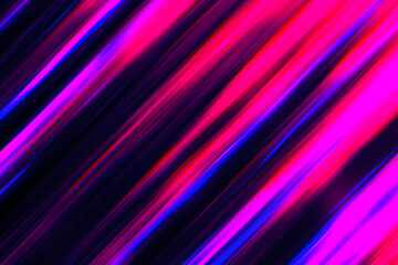 Bright neon blue and pink energy streams weaving at an angle on a dark background perfect visual for technology presentations, advertising, and discount promotions with a modern and dynamic feel