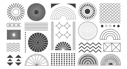Geometric Abstract Vector Shapes | Modern Minimalist Design Elements 2025

