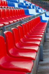 Fototapeta premium Stadium Seats in Rows