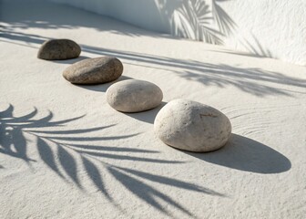 Minimal Background with Natural Rock Shadows