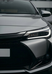 Luxury Supercar Front Headlights Advertisement , luxury car magazines