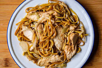 Chicken Chow Mein Delicious Asian Meal
