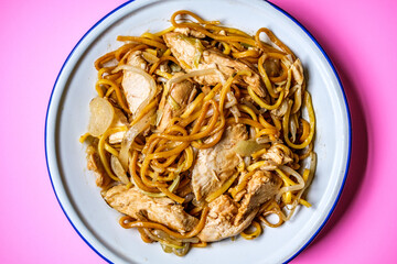 Chicken Chow Mein Delicious Asian Meal