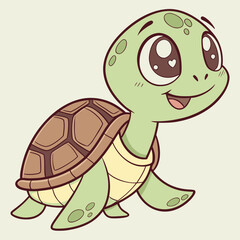  Turtle Silhouette Oceanic Wildlife Illustration