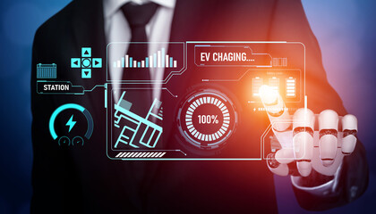 AI enhances EV charging systems by monitoring battery levels, optimizing charging paths, and guiding users to nearby stations for improved electric vehicle experience Vouch