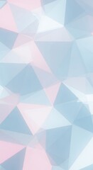Obraz premium Abstract Geometric Background with Pink and Blue Triangles Low Poly Vector Design