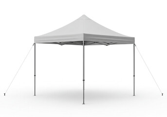 Portable pop up tent for events, trade shows, and outdoor activities offers shade in a clean design