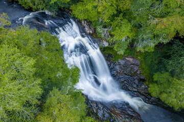 Dry Falls near Highlands, North Carolina