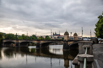 Fototapeta premium Vacaciones en Praga, República Checa
