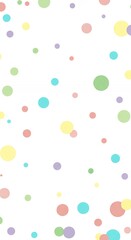 Colorful Pastel Circles Pattern Background for Website Design and Creative Projects