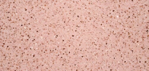 Fototapeta premium Pink pastel terrazzo, fine chips, matte texture, seamless