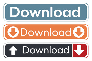 Fototapeta premium Three distinct horizontal rectangular buttons with modern design