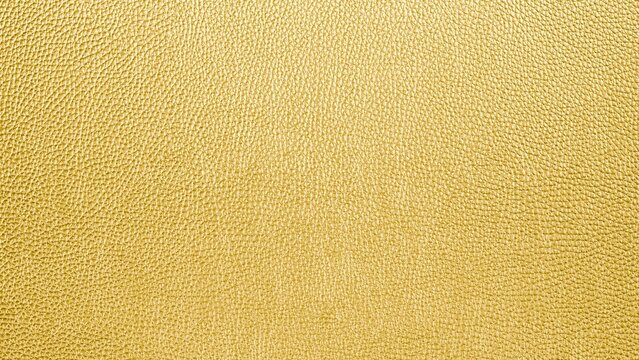 Gold Leather Texture Background &ndash; Luxury Metallic Surface Pattern