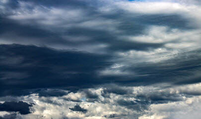 storm clouds in the sky